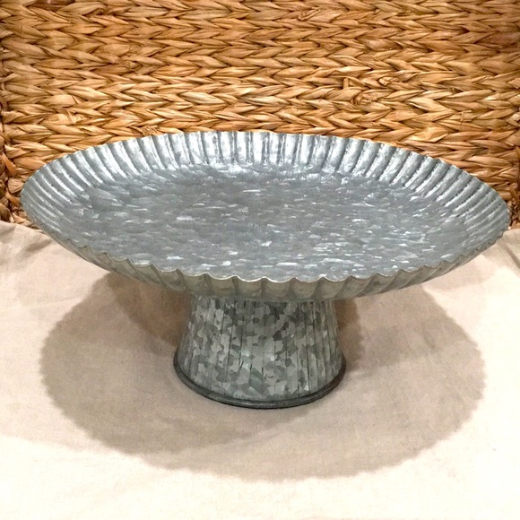 Pottery Barn Dining Pottery Barn Serving Tray Galvanized Metal